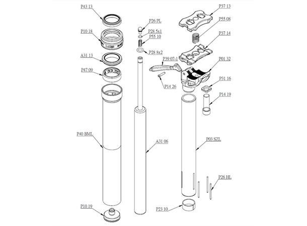 KS Eten/Eten R 272 Luftcartridge 100mm, A3107 